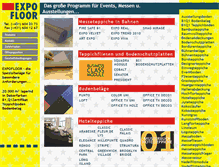 Tablet Screenshot of expo-floor.com